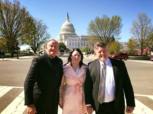 Afton Heitzenrater, Rob Brady and Colin Leondard