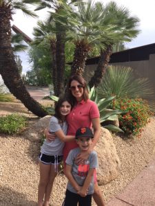 Jennifer Palermo with her children