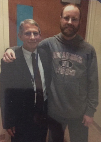 PA Preston Gorman with Anthony Fauci
