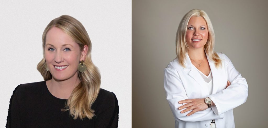 Professional headshots of two women