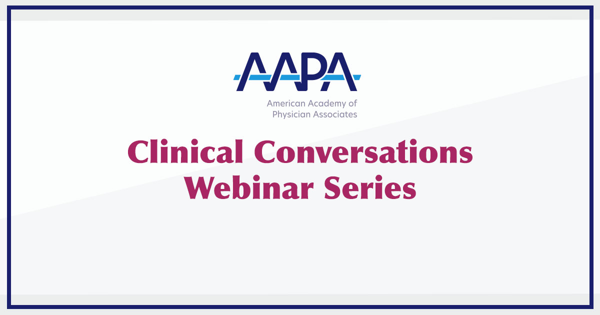 Clinical Conversations Webinar Series thumbnail