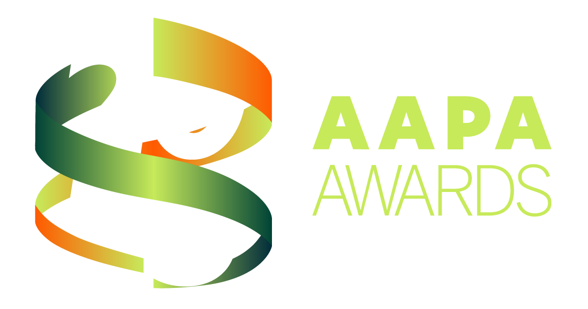 2025 AAPA Awards logo light on dark